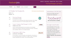 Desktop Screenshot of foodwardjobs.com